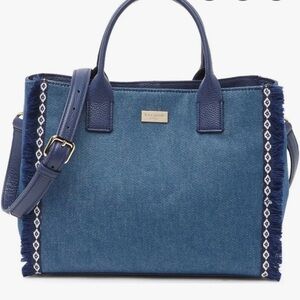 *RARE* KATE SPADE DENIM CROSSBODY/SATCHEL